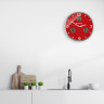 Часы настенные BRESSER MyTime io NX Thermo/Hygro, 30 см, красные 76462
